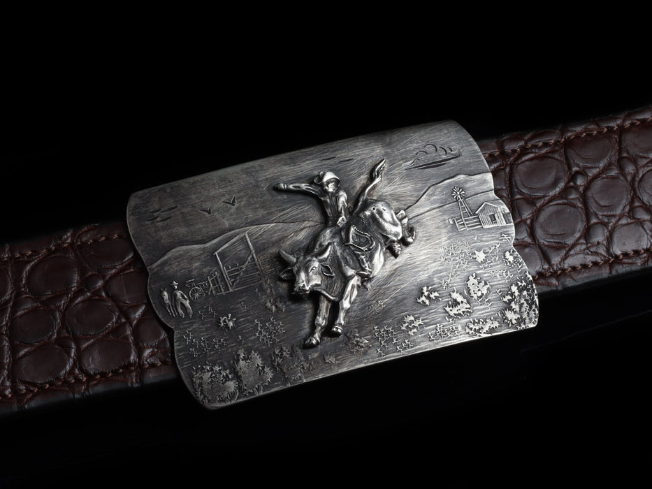 Comstock Heritage Bull & Rider Ranchwear Belt Buckle ACCESSORIES - Additional Accessories - Buckles Comstock Heritage