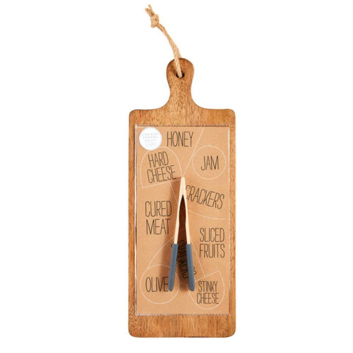 * Mud Pie Food Map Cheese Board - FINAL SALE HOME & GIFTS - Tabletop + Kitchen - Serveware & Utensils Mud Pie