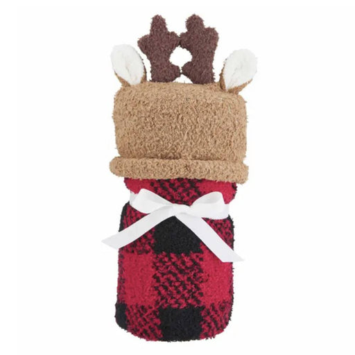 Mud Pie Infant Reindeer Hat & Blanket Set KIDS - Accessories Mud Pie