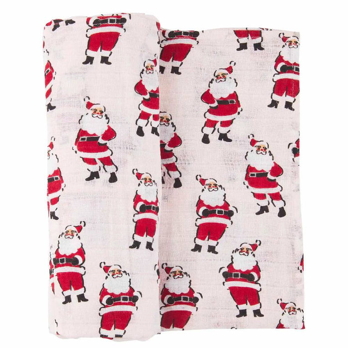 Mud Pie Vintage Santa Swaddle Blanket HOME & GIFTS - Home Decor - Seasonal Decor Mud Pie