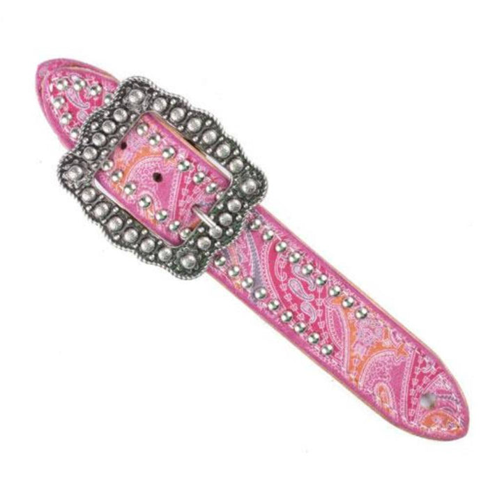 Teskey's Western Belt Spur Straps Tack - Spur Straps Teskey's Pink