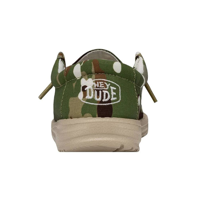 Hey Dude Youth Wally - Camo Multi KIDS - Footwear - Casual Shoes Hey Dude