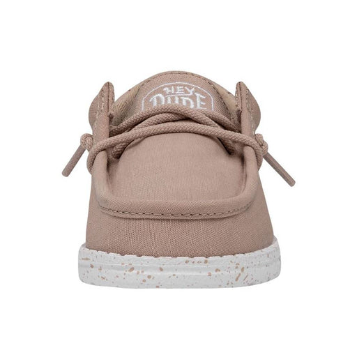 Hey Dude Youth Wally Slub Canvas - Tan KIDS - Footwear - Casual Shoes Hey Dude