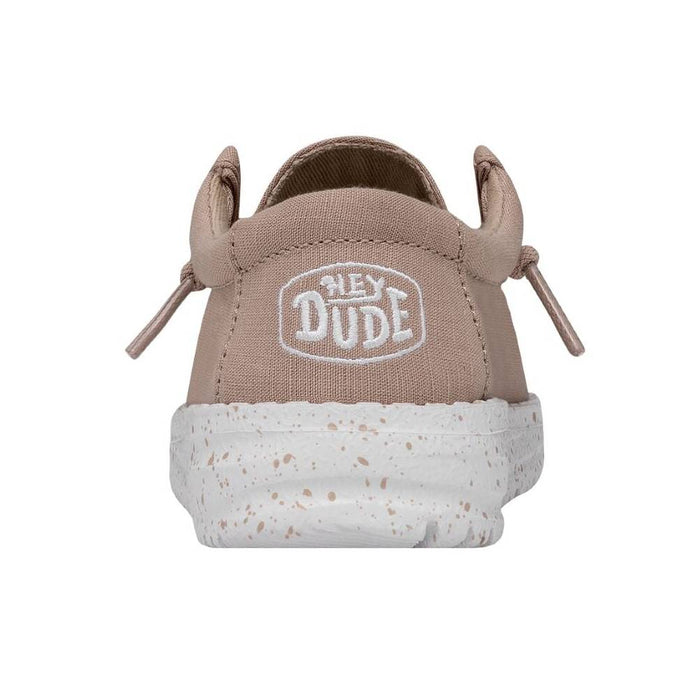 Hey Dude Youth Wally Slub Canvas - Tan KIDS - Footwear - Casual Shoes Hey Dude
