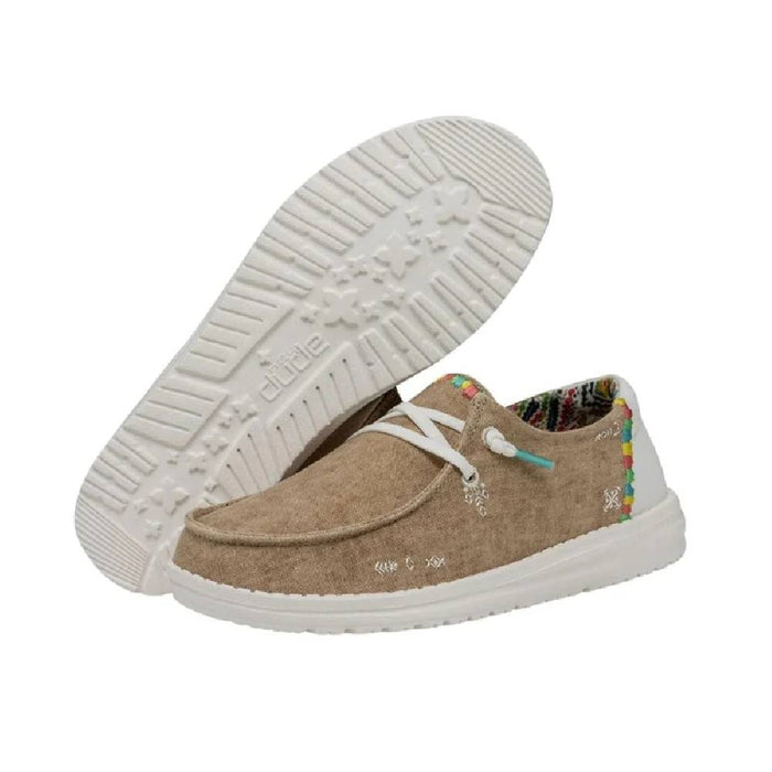 Hey Dude Youth Wendy Boho - Sand KIDS - Footwear - Casual Shoes Hey Dude