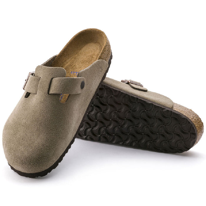 Birkenstock Boston SFB - Taupe Suede WOMEN - Footwear - Casuals Birkenstock
