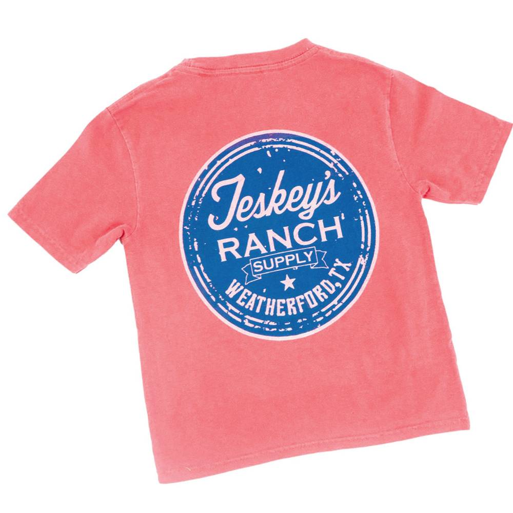 Teskey's Infant Ranch Supply Icon Tee - Papaya TESKEY'S GEAR - Youth SS Shirts Lakeshirts   