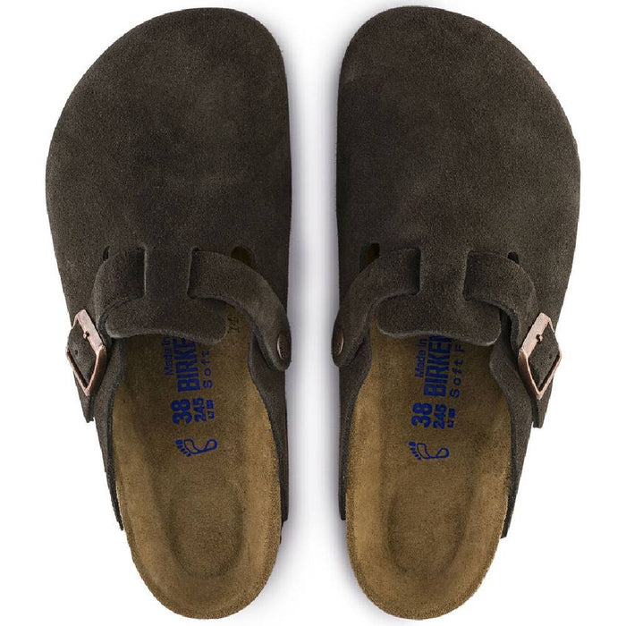 Birkenstock Boston Suede - Mocha WOMEN - Footwear - Casuals Birkenstock