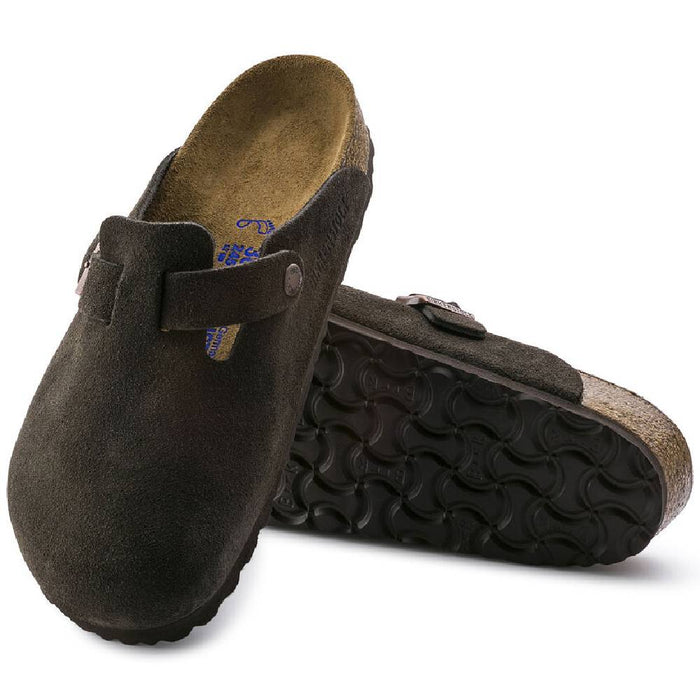 Birkenstock Boston Suede - Mocha WOMEN - Footwear - Casuals Birkenstock