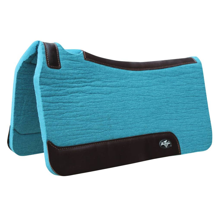 Professional's Choice Steam Pressed Saddle Pad Tack - Saddle Pads Professional's Choice 3/4" 31"x32" Pacific Blue