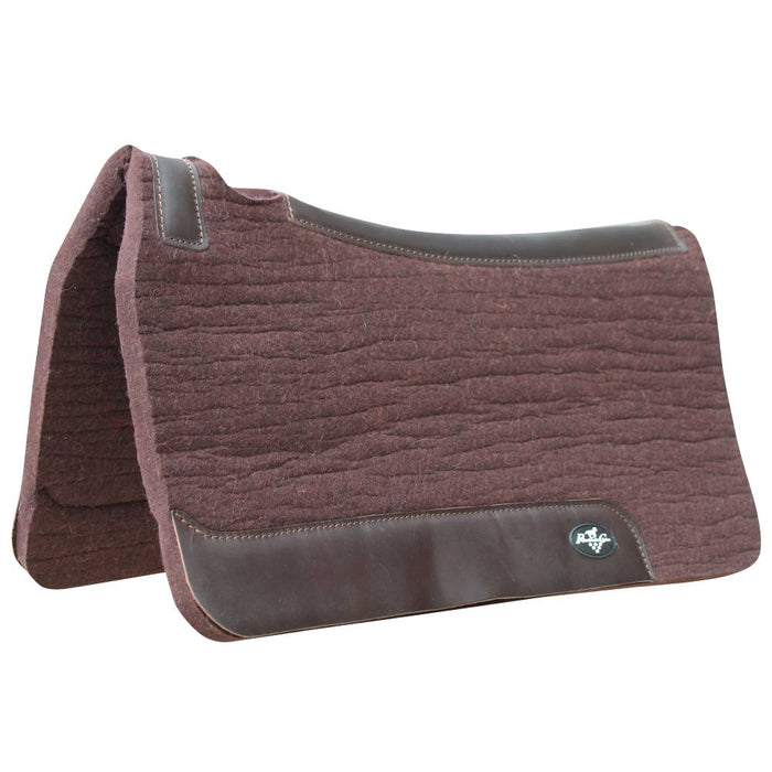 Professional's Choice Steam Pressed Saddle Pad Tack - Saddle Pads Professional's Choice 3/4" 31"x32" Chocolate