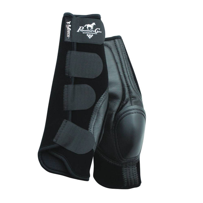 Professional's Choice VenTECH SlideTec Skid Boots Tall Tops Tack - Leg Protection Professional's Choice Black