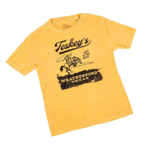 Teskey's Youth Bronco Tee - Mustard TESKEY'S GEAR - Youth SS Shirts Teskey's