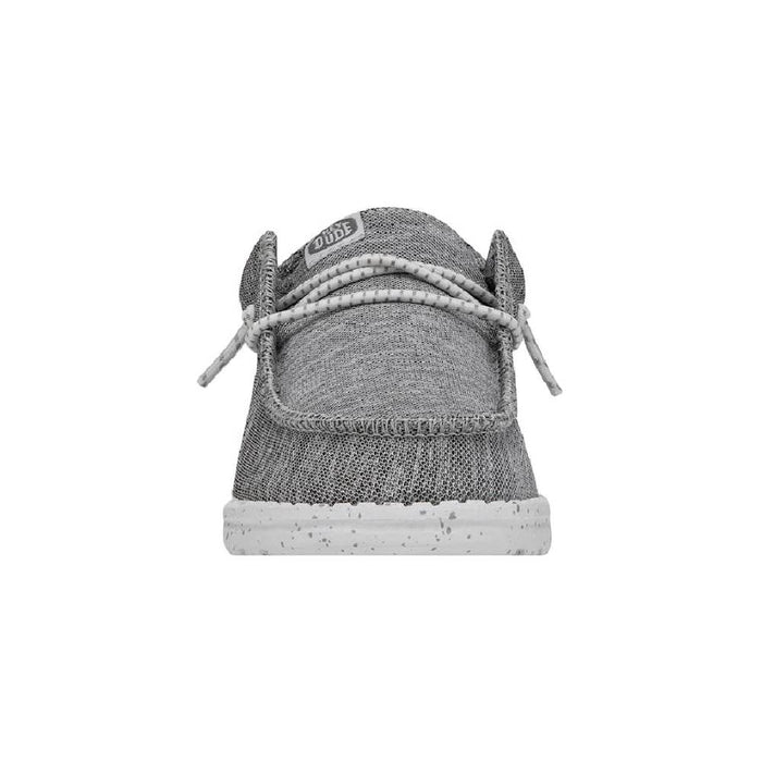 Hey Dude Youth Wally Sport Knit - Light Grey KIDS - Footwear - Casual Shoes Hey Dude