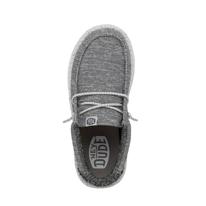 Hey Dude Youth Wally Sport Knit - Light Grey KIDS - Footwear - Casual Shoes Hey Dude