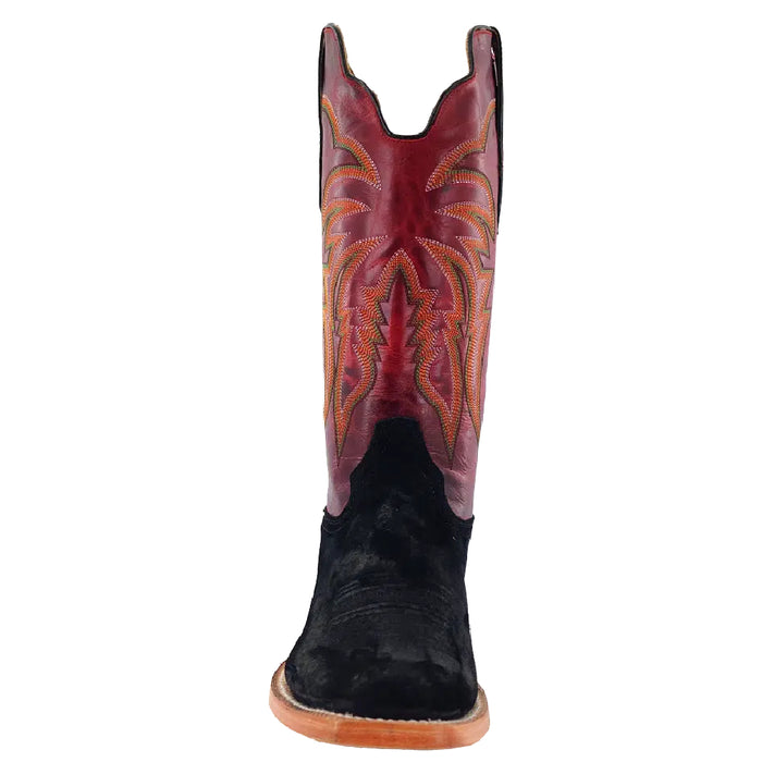 R. Watson Men's Black Boar Cutter Toe Boot MEN - Footwear - Western Boots R Watson