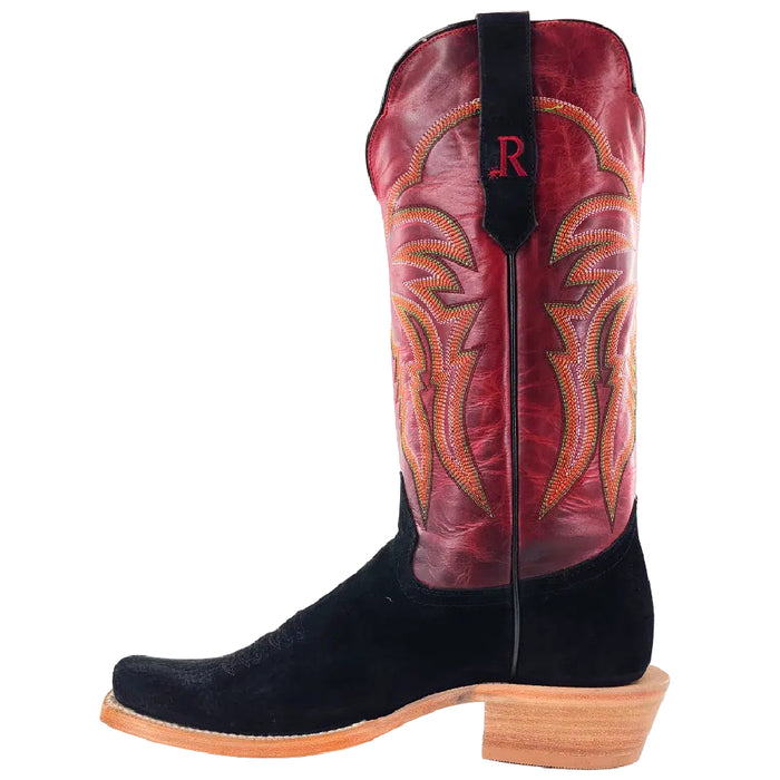 R. Watson Men's Black Boar Cutter Toe Boot MEN - Footwear - Western Boots R Watson