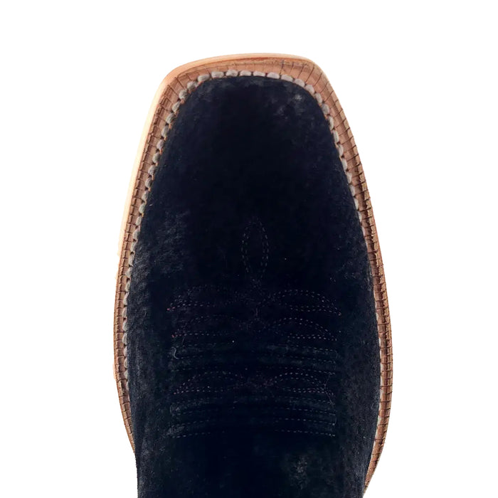 R. Watson Men's Black Boar Cutter Toe Boot MEN - Footwear - Western Boots R Watson