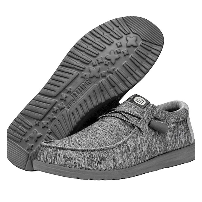 Hey Dude Wally Sport Knit - Charcoal - FINAL SALE - Size 8 MEN - Footwear - Casual Shoes Hey Dude