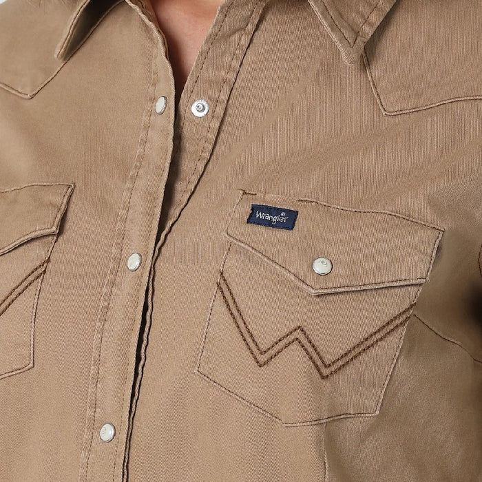 Wrangler Women's Pearl Snap Shirt WOMEN - Clothing - Tops - Long Sleeved Wrangler