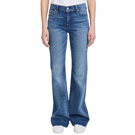 7 For All Mankind Dojo Trouser - Distressed Authentic Light WOMEN - Clothing - Jeans 7 For All Mankind