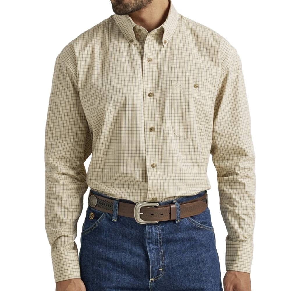 Wrangler Men's George Strait Windows Button Shirt MEN - Clothing - Shirts - Long Sleeve Shirts Wrangler   