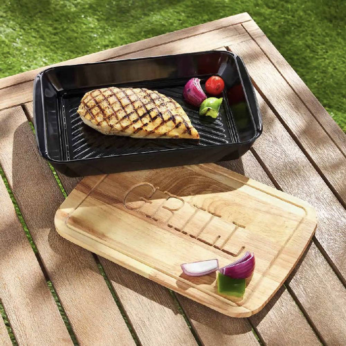 Mud Pie Marinating Prep Tray HOME & GIFTS - Tabletop + Kitchen - Serveware & Utensils Mud Pie