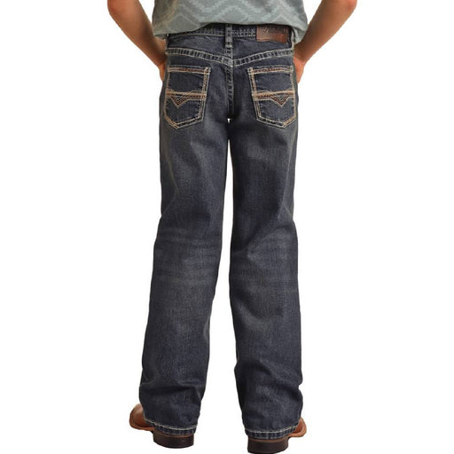 Rock & Roll Denim Boy's Rope Stitch Bootcut Jean KIDS - Boys - Clothing - Jeans Panhandle