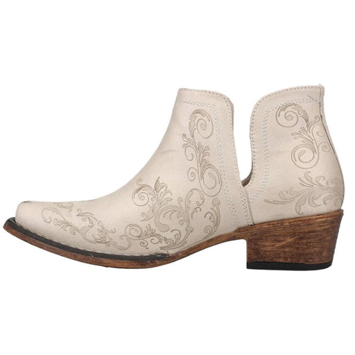 Roper Ava White Bootie WOMEN - Footwear - Boots - Booties Roper Apparel & Footwear