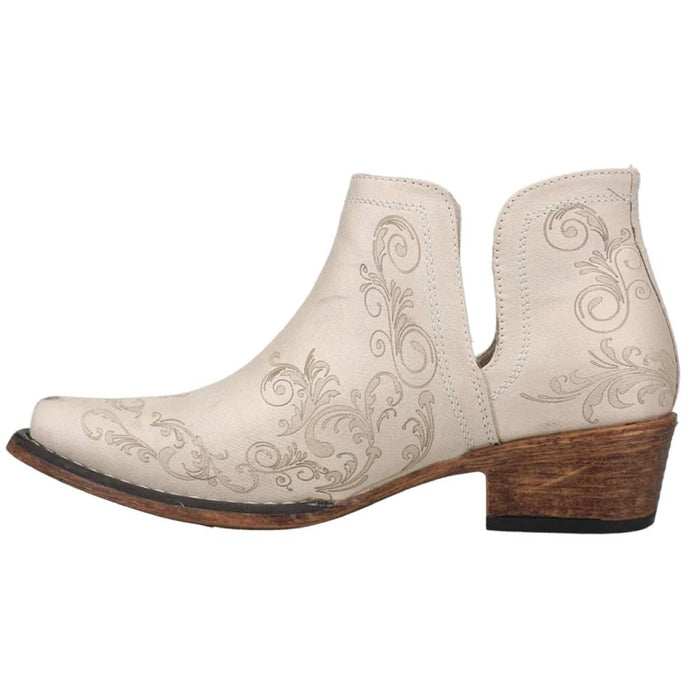Roper Ava White Bootie WOMEN - Footwear - Boots - Booties Roper Apparel & Footwear