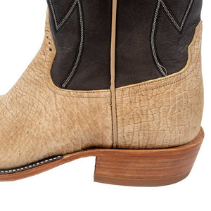 Rios Of Mercedes Men's Cream Hippo Boot MEN - Footwear - Exotic Western Boots Rios of Mercedes Boot Co.   