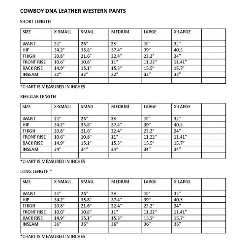 * Western Gringa Cowboy DNA Leather Western Pant - FINAL SALE WOMEN - Clothing - Pants & Leggings Western Gringa