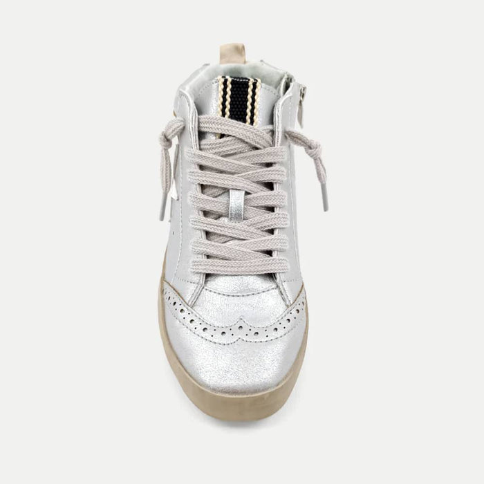 ShuShop Paulina Kids - White Silver KIDS - Footwear - Casual Shoes ShuShop