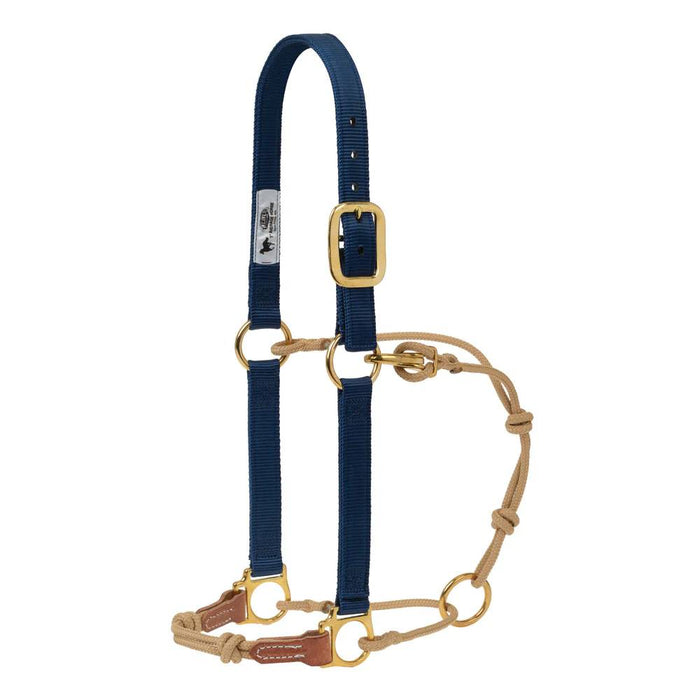 Weaver Horseman's Halter Tack - Halters & Leads Weaver Small Navy/Tan