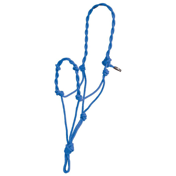 Twisted Nose Rope Halter Tack - Halters & Leads Mustang Blue