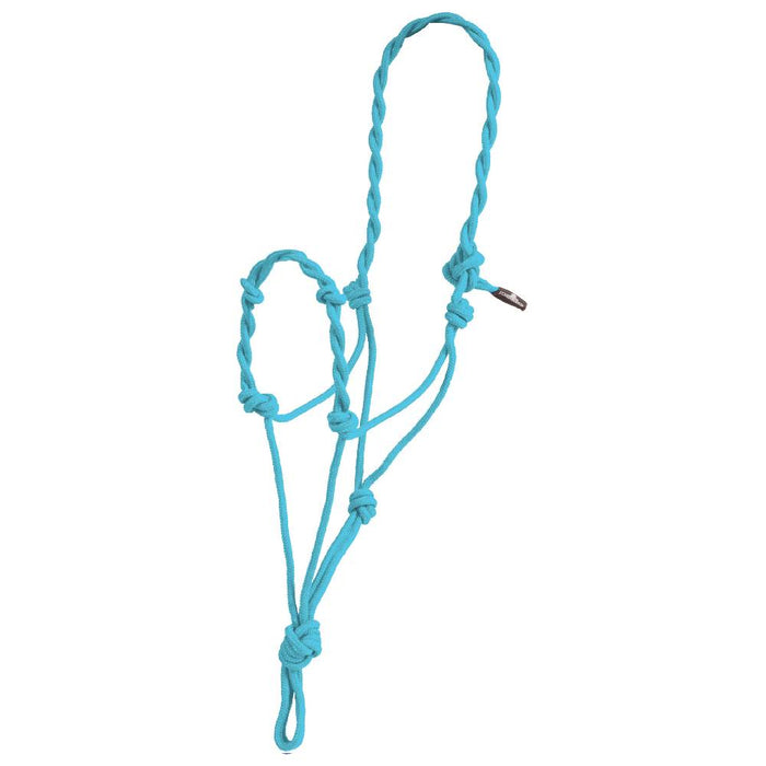 Twisted Nose Rope Halter Tack - Halters & Leads Mustang Turquoise