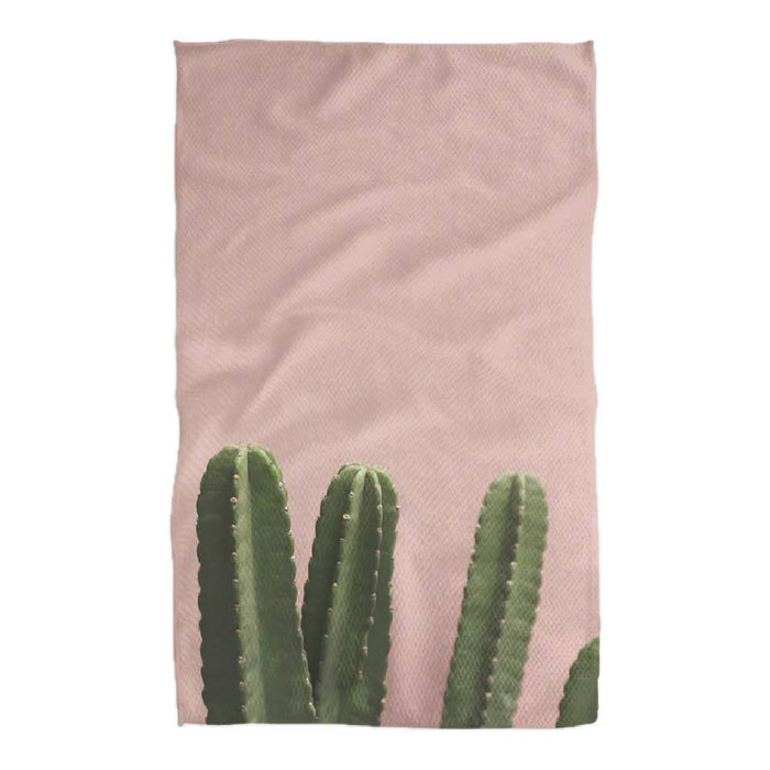 "Pink Cactus" Tea Towel HOME & GIFTS - Tabletop + Kitchen - Kitchen Decor Geometry