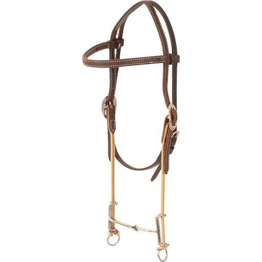 Classic Equine Browband Loomis Smooth Snaffle Gag Tack - Bits Classic Equine