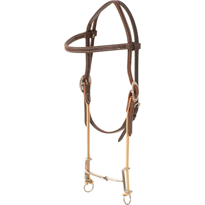 Classic Equine Browband Loomis Smooth Snaffle Gag Tack - Bits Classic Equine