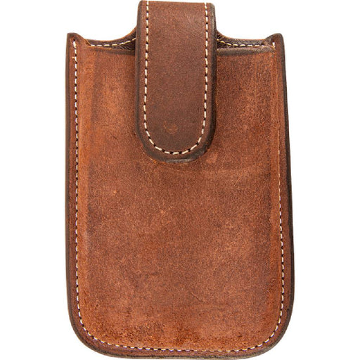 Martin Saddlery Leather Smart Phone Holder Tack - Saddle Accessories Martin Saddlery Chocolate Roughout