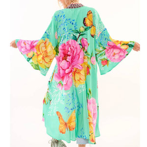 Aratta Primavera Floral Kimono WOMEN - Clothing - Sweaters & Cardigans Aratta   