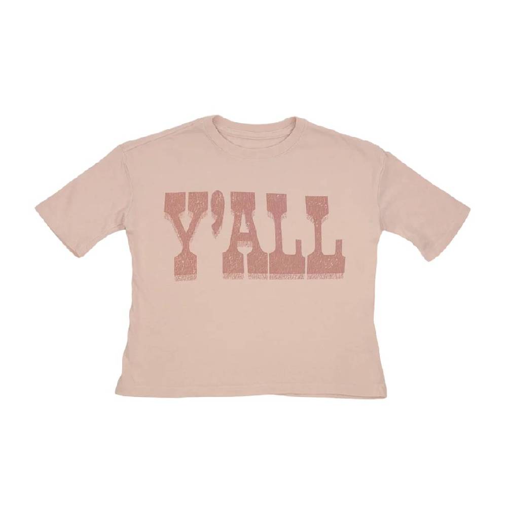 Tiny Whales Girl's Toddler Y'All Super Tee