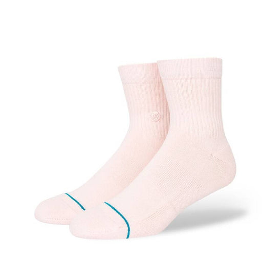 Stance Men's Icon Quarter Crew Socks - Pink MEN - Clothing - Underwear, Socks & Loungewear - Socks Stance