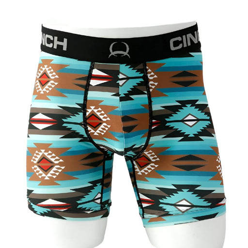 Cinch Men's Aztec Boxer Brief - 6" MEN - Clothing - Underwear, Socks & Loungewear - Underwear Cinch
