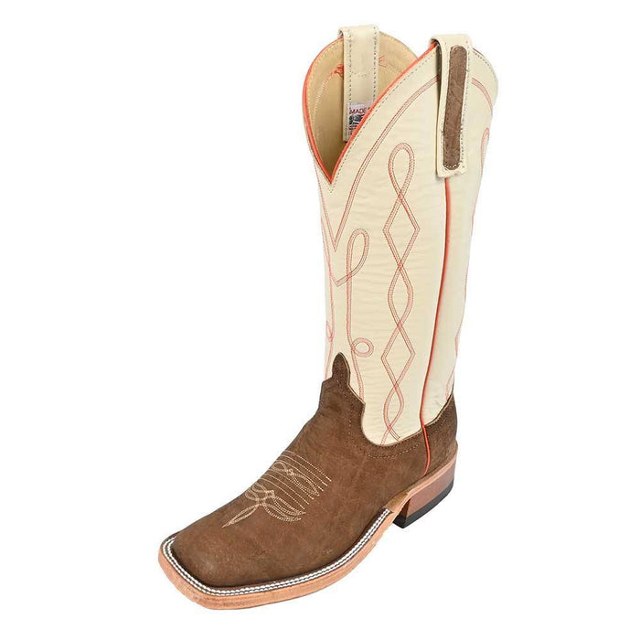 Anderson Bean Men's Tan Buffed Elephant Boot - Teskey's Exclusive MEN - Footwear - Exotic Western Boots Anderson Bean Boot Co.