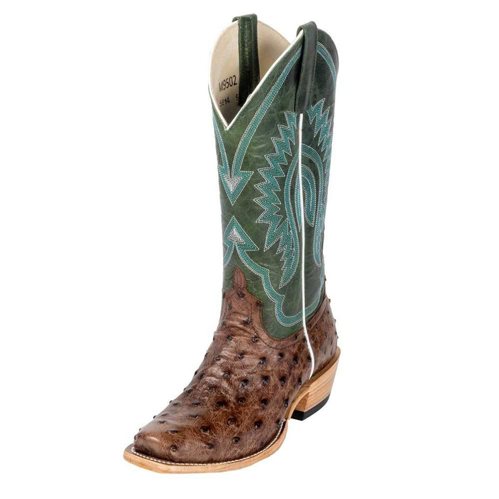 Macie Bean Kango Tobacco Full Quill Ostrich Boot WOMEN - Footwear - Boots - Exotic Boots Macie Bean