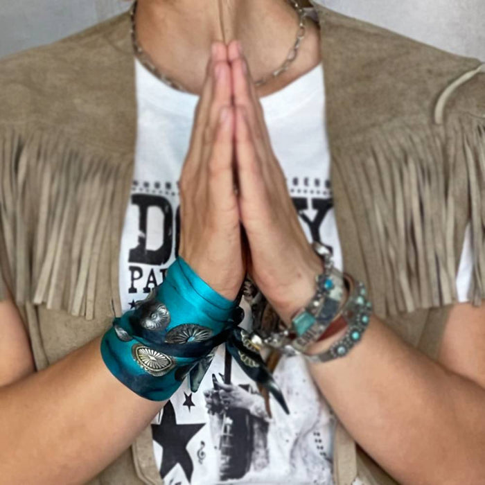 Fringe Scarves "Kingman" Twilly ACCESSORIES - Additional Accessories - Wild Rags & Scarves Fringe Scarves