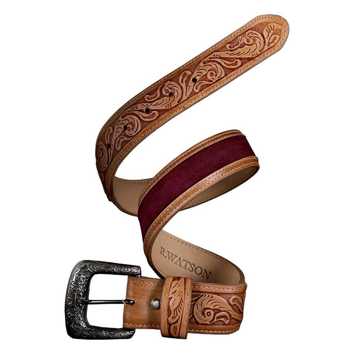 R. Watson Rhubarb Roughout Belt MEN - Accessories - Belts & Suspenders R Watson