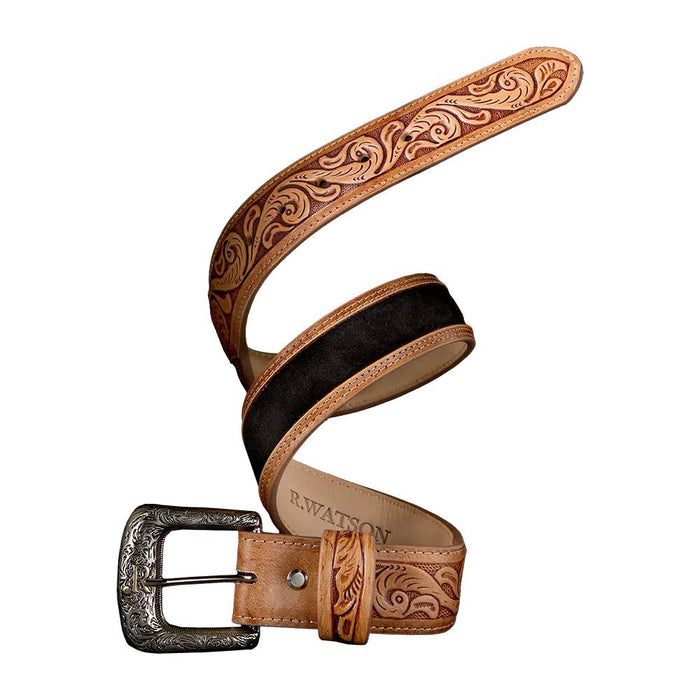 R. Watson Black Roughout Belt MEN - Accessories - Belts & Suspenders R Watson