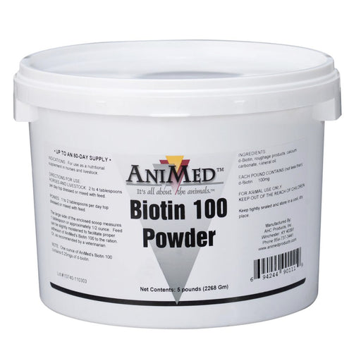 AniMed Biotin 100 Equine - Supplements Animed 5lb